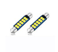 Lampadine C5W LED 41mm 42mm 12V 6000K Bianco Super Luminoso per Luci Targa e Luci Interne Auto Senza Errori Canbus 2PCS