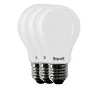 Lampadine led 8 W ; resa 75 W Beghelli 58050 Goccia 3 pz