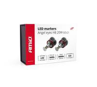 Lampadine LED Angel Eyes AMIO H8 5600K CANBUS BMW E90 E92 2 pezzi