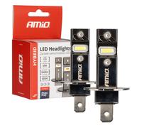 Lampadine LED auto H3 AMiO HYBRID CANBUS 6000K 60W coppia