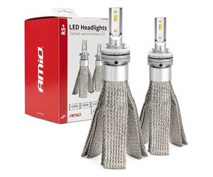 Lampadine LED auto H8/H9/H11 AMIO RS+ Slim 6000K Canbus 50W 2 pezzi