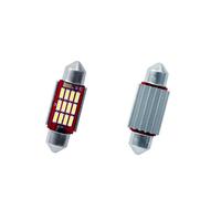 Kit 2 Lampadine Led Siluro 39mm a 12 Microled Bianco Canbus Simoni Racing