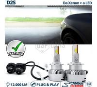 Lampadine LED D2S per Nissan GT-R R35 07-16 Da XENON a Luci LED Bianche LOGAT