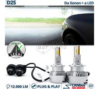 Lampadine LED D2S per Opel Omega B Da XENON a Luci LED Bianche OMOLOGATE