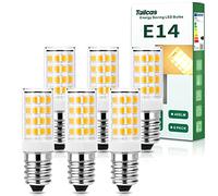 Lampadine LED E14 4W Equivalenti a 40W, lampadina E14 Luce Bianca calda 3000K, 400LM Non dimmerabile, AC 220-240V, Nessun Sfarfallio, per Cappa Cucina, Frigo, Macchina da Cucire, confezione da 6