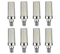 Lampadine LED E14 Bianco Caldo 3000K 20W equivalente a 200W Risparmio energetico (CRI>80) Senza sfarfallio per Lampadario Soffitto Lampada da Tavolo Non dimmerabile(8 Pack)