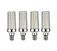 Lampadine LED E14 Bianco Caldo 3000K 20W equivalente a 200W Risparmio energetico (CRI>80) Senza sfarfallio per Lampadario Soffitto Lampada da Tavolo Non dimmerabile(4 Pack)