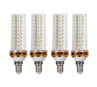 Lampadine LED E14 Bianco caldo 3000K 20W Equivalenti 200W (CRI>80) Senza sfarfallio Risparmio energetico 2000LM for Soggiorno Camera da letto Cucina Non dimmerabile(4 Pack)