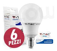 LAMPADINE LED E14 E27 2,9 3,7W 4,5W 5,5W 7W 9W V-TAC SAMSUNG CANDELA OLIVA BULBO [EEK: A+]