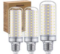 Lampadine LED E27 20W LED Bianco Freddo 6000K,LED Mais lampadine,Equivalenti 200W Lampada Alogena,2200LM Sostituire Lampadine a Incandescenza da 150W~200W,Alta Luminosità CRI85,Non Dimmerabile,3 Pezzi
