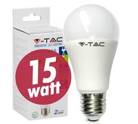 V-Tac VT-2015 Lampadina LED E27 15W Bulb A65 - SKU 4453 / 4454 / 4455 - Temperatura Colore: Bianco Naturale