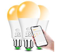 Lampadine LED E27 Inteligente Compatibile con Alexa, Lampadina Smart 13W 1100Lm, 100W Equivalente, 2700K-6500K Bianco Freddo Caldo, 3 Pezzi