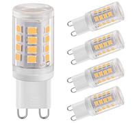 Lampadine LED G9 2W Bianco Naturale 4000K, lampadine LED G9, equivalenti a lampadine alogene da 28W, lampadine LED G9 mais per illuminazione domestica, senza sfarfallio, AC 220-240V, confezione da 5
