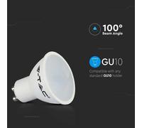 LAMPADINE LED GU10 V-TAC CONFEZIONE DA 10PZ LAMPADA 4,5W 400LM MAX RISPARMIO