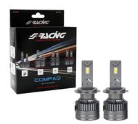 SIMONI RACING H7 LED Conversion Compaq Kit di 2 lampadine LED con Attacco H7 - Luce Bianca 6500°K