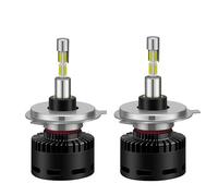 Lampadine LED, Luce A 360° Su 4 Lati, 200 W 80.000 LM Per Coppia, Predisposizione Canbus, Kit Di Conversione Lampada Con Fascio Regolabile, Bianco 6000 K, Confezione Da 2,H7