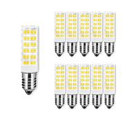 Lampadine LED mais E14,7W Equivalenti a 65W, E14 Lampada a Risparmio Energetico Piccola vite Edison, SMD2835 Bianca Calda 3000K, 650 Lumen, 360° Angolo Luminoso, Non Dimmerabile, Pacco da 10
