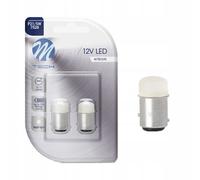 LAMPADINE LED P21/5W BaY15d DIODO BIANCO A DOPPIO FILAMENTO