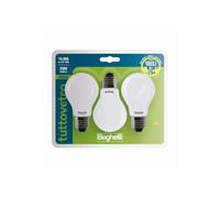 Lampadine LED Pack 3 Pezzi Tuttovetro Goccia OP 8W E27 4K 3 Pezzi 1055 lm