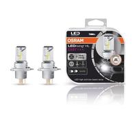 COPPIA LAMPADE LAMPADINE H4 LED HL EASY OSRAM LUCE BIANCA 6000K ALTA LUMINOSITA'