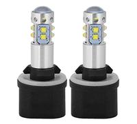 EBTOOLS Lampadine Per Auto A Led, 880 899 6000K Bianco 50W Led Lampadine Per Fari Fendinebbia Luce Diurna