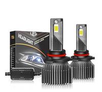 Lampadine per Fari A LED, 200W 80000 Lumen Kit di Conversione per Fari A LED Super Luminosi 6000K Bianco Freddo IP68 Impermeabili, Confezione da 2,H7