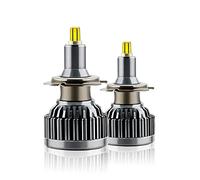 Lampadine Per Fari A LED, 60W Power 360 Lampada Per Fari 18000LM 6000K Lampadine Per Fendinebbia A LED Per Gruppo Luci Per Auto, Confezione Da 2,H7