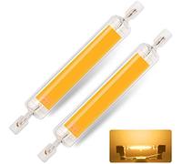 Lampadine R7S LED 78mm 10W Dimmerabile, Bianco Caldo 3000K 1000LM,Nessuno Sfarfallio, ampadina R7S LED 78mm, Equivalente a 100W Lampada Alogena, Illuminazione Fascio 360°, 2 pezzi