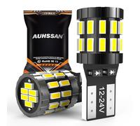 Lampadine T10 W5W LED Canbus, 194 168 LED Auto Interni, Super Bright 6000K Bianco, 30-SMD 3014 Chipsets 12-24V per lo Luci Posizione LED, Luci Interne Auto Led, Luci Targa LED, Cortesia Luce (2Pezzi)