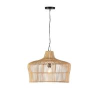 LAMPARA DE TECHO 52X52X44/200 RATAN NATURAL