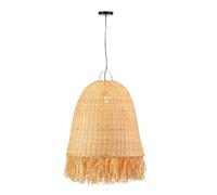 LAMPARA DE TECHO 60X60X60/200 RATAN/SISAL NATURAL