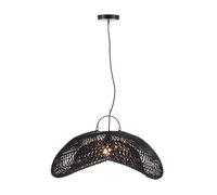 LAMPARA DE TECHO 70X60X35/200 RATAN NEGRO