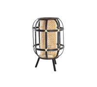 LAMPARA SOBREMESA BAMBU 31X31X51 NATURAL MARRON