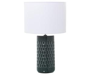 LÁMPARA SOBREMESA CERÁMICA CELESTE, 1XE27, MAX.40W °25X42CM, BASE: °10,5X24CM