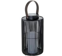 LÁMPARA SOLAR 40CM PIE C/ASA HIERRO/PP+PE, LUZ LED_°21X40(54) CM VELA DECORATIVA