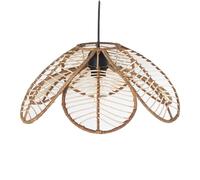 LÁMPARA TECHO RATÁN NATURAL +99271, 1XE27, 1X40W_°40X19, CABLE NEGRO:73CM