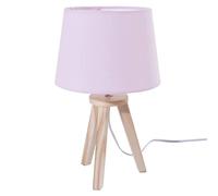 LÁMPARA TRÍPODE INFANTIL COLOR ROSA - 18,5 X 30,5 CM
