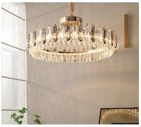 Lámparas de techo de Cristal con Luces LED, lámpara colgante de lujo, decoración Moderna para El hogar, Brillo para la Mesa del comedor.