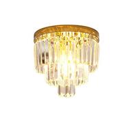 Lampasputnik Moderno, Ideale per Arredare la Stanza, il Corridoio, la Sala da Pranzo e la Casa. Apparecchio a Soffitto con Attacco E14,Moderno a Goccia Di Cristallo.