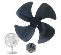 Lampe a ventola in plastica in plastica da 4 leave silenziosi Sostituzione delle pale della ventola con copertura da dado leggero e affidabile, adatto per il supporto per la casa o la scrivania Fanne