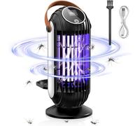 Lampe Anti Moustique, 4 Modes 2000V Anti Moustique, 4000mAh Lampe Moustique Interieur 395nm UV Piege Moustique Exterieur USB Lampe Anti Insectes Anti Mouche Tue Mouche Electrique pour Jardin