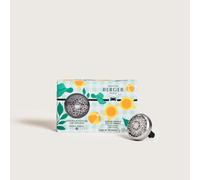 LAMPE BERGER Diffusore Deodorante per Auto Estivale + Ricarica Zeste de Verveine