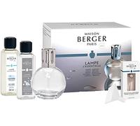 LAMPE BERGER Essentielle Ronde - Set di lampade profumate in Vetro Trasparente, 360 ml