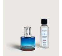LAMPE BERGER Lampada Catalitica Pure Blue con 250ml Caresse de Coton