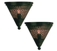 Lampe Da Tavolo E27 Orientale Nera In Metallo Marrakesch 31cm