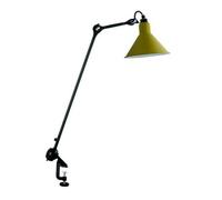 DCW Lampe Gras No 201 Lampada con morsetto a vite conica, nera, giallo