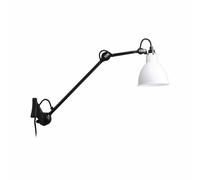 Lampe Gras N222 Applique Nero Opaco E Bianco