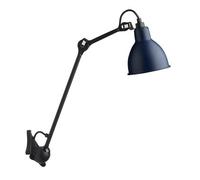 Lampe Gras N222 Applique Nero Opaco E Blu Opaco