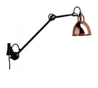 Lampe Gras N222 Applique Nero Opaco E Rame