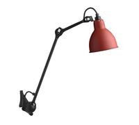 Lampe Gras N222 Applique Nero Opaco E Rosso Opaco